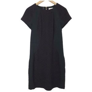 Rebecca Taylor Croc Print Short Sleeve Dress